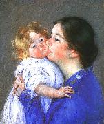 Mary Cassatt A Kiss for Baby Anne oil on canvas